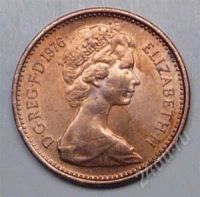 Лот: 1588352. Фото: 2. Великобритания. 1/2 пенни 1976г... Монеты