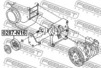 Лот: 25870375. Фото: 2. Ролик натяжной ремня кондиционера... Автозапчасти