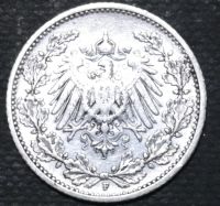 Лот: 11070487. Фото: 2. Германия. 1/2 марки. 1905 год... Монеты