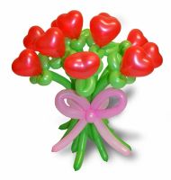 Лот: 5031854. Фото: 2. Букет из цветов-сердечек. Сувениры, подарки