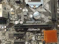 Лот: 25820962. Фото: 2. Материнская плата ASRock H110M-DVS... Комплектующие