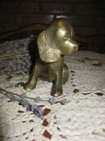 Лот: 16540236. Фото: 5. Антикварная статуэтка собака Спаниель...