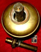 Лот: 9375817. Фото: 3. Большая керосиновая лампа медный... Коллекционирование, моделизм