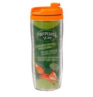 Лот: 12316579. Фото: 2. Термостакан "Лисенок против стресса... Посуда, кухонная утварь