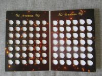 Лот: 6622915. Фото: 3. Альбом -планшет под 10 и 50 копеек... Коллекционирование, моделизм