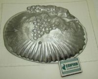 Лот: 11191804. Фото: 5. Лоток оловянный "Виноград" (V461...