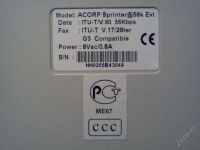 Лот: 2260494. Фото: 2. Модем ACORP. Компьютеры, оргтехника, канцтовары