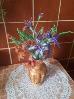 Лот: 19957818. Фото: 4. Букет цветов из бисера в плетеной... Красноярск