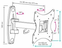 Лот: 12682910. Фото: 4. Кронштейн для LCD/LED тв 15"-43... Красноярск