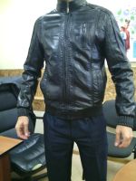 Лот: 5972882. Фото: 2. Куртка кожанная мужская. Мужская одежда