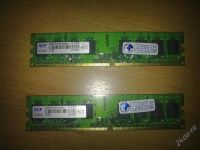 Лот: 1439045. Фото: 2. Две оперативки DDR2 по 512Mb. Комплектующие