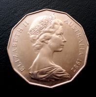 Лот: 10336649. Фото: 2. Монета 50 центов, 1982 г. Австралия... Монеты