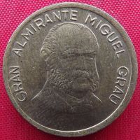 Лот: 1792955. Фото: 2. (№1656) 20 сентимо 1986 (Перу). Монеты