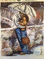 Лот: 11325875. Фото: 2. Картина из алмазной мозаики не... Ручная работа