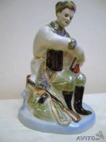 Лот: 11020260. Фото: 2. В. Теркин,фарфор,роспись. Живопись, скульптура, фото
