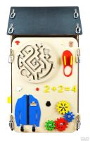 Лот: 13041748. Фото: 3. Бизиборд «Супер Домик» 80х40х40. Дети растут