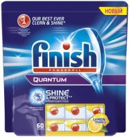 Лот: 6324562. Фото: 5. Таблетки Finish Quantum (лимон...
