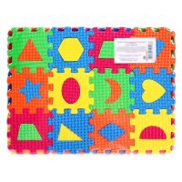 Лот: 16871016. Фото: 2. Пазлы мягкие "Фигуры" 36 элементов. Игрушки