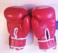 Лот: 9419958. Фото: 3. кожаные боксерские перчатки Everlast... Спортивные товары