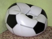 Лот: 408498. Фото: 3. Надувное кресло "Футбольный мяч... Красноярск