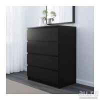 Лот: 13770574. Фото: 5. Комод с 4 ящиками МАЛЬМ (IKEA)