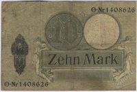 Лот: 1635502. Фото: 2. Германская Империя. 10 марок 1906г... Банкноты