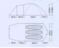 Лот: 4222775. Фото: 2. Палатка туристическая Campack-TENT... Туризм