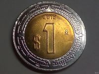 Лот: 16681686. Фото: 2. Монета Мексики 1 песо. Монеты