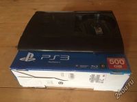 Лот: 5671879. Фото: 2. Sony Plastation 3 Slim 500 gb. Игровые приставки, консоли, видеоигры