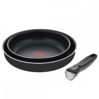 Лот: 15139687. Фото: 2. Набор посуды Tefal Ingenio Black... Посуда, кухонная утварь