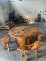 Лот: 25432542. Фото: 5. Стол из барабана