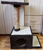 Лот: 23273044. Фото: 2. Когтеточка с домиком. Животные и уход