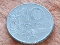 Лот: 8535533. Фото: 2. Монета 10 сентаво Бразилия 1974... Монеты
