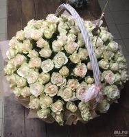 Лот: 12804092. Фото: 4. 101 РОЗА нежная в огромной корзине. Красноярск