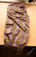 Лот: 782511. Фото: 2. Веселые бриджи в клетку. Женская одежда