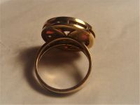 Лот: 19661509. Фото: 6. Золотой женский перстень с сапфиром...