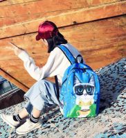 Лот: 12325609. Фото: 6. Рюкзак Blue Kitten (ранец, портфель...