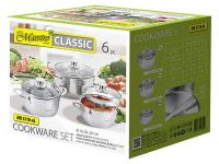 Лот: 18810300. Фото: 5. Набор кастрюль ПМ: Оптидом MR-3510-6L