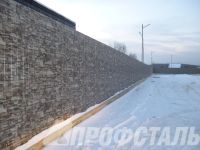 Лот: 4830082. Фото: 2. Профнастил с10 1,15х6м под камень. Отделочные материалы