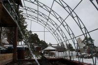 Лот: 17238451. Фото: 2. Теплица пристенная. Парники, теплицы