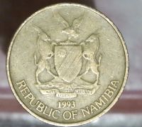 Лот: 9742998. Фото: 2. Экзотика с рубля (7527) Намибия. Монеты