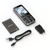 Лот: 25021359. Фото: 8. Сотовый Maxvi P18i Black 2sim...