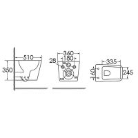 Лот: 21730667. Фото: 6. Унитаз Azario Boca