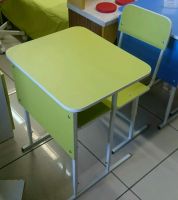 Лот: 5505455. Фото: 3. парта и стул для школьника Белая... Мебель