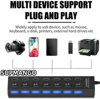 Лот: 25008712. Фото: 2. Новый USB Hub на 7 портов 2.0... Комплектующие