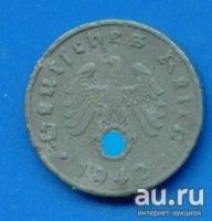 Лот: 9379534. Фото: 2. Германия 1 пфенниг 1942 м/д J... Монеты