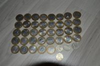 Лот: 3091530. Фото: 2. 10 руб. 37 шт. и 2 руб. 4 шт... Монеты