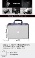 Лот: 10926090. Фото: 3. Kingsons handbag сумка для ноутбука... Компьютеры, оргтехника, канцтовары