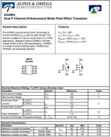 Лот: 12477404. Фото: 2. транзистор FET AO4803, 30V, 5A... Радиодетали  (электронные компоненты)