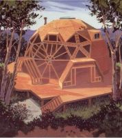 Лот: 4982802. Фото: 5. Каркас геодезического купола под...